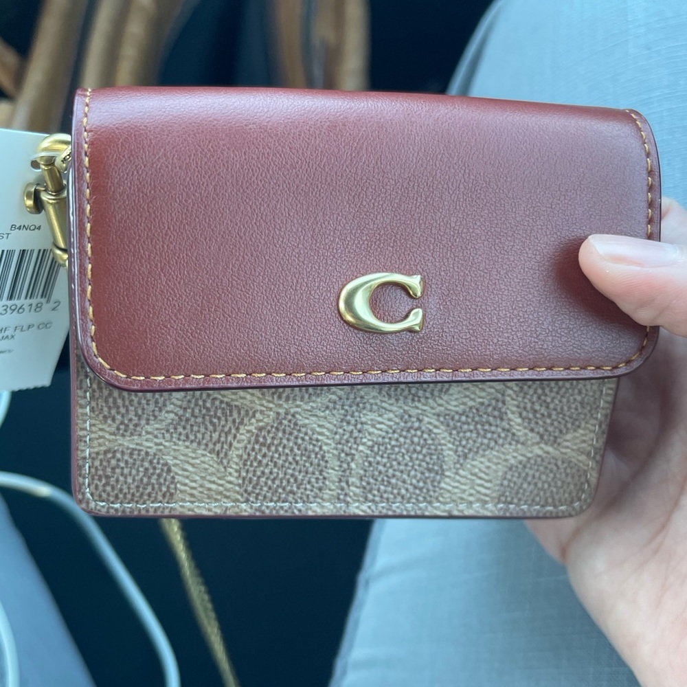 Coach Mini Card Holder Purse 👜